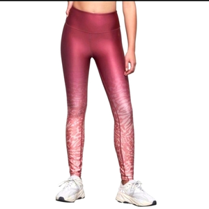 Good American ombre animal print pink high‎ waist leggings